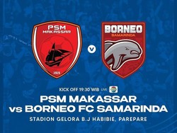 Skor PSM Vs Borneo 1-0 di Menit 11, Gol Set Piece Yance Bawa Juku Eja Unggul