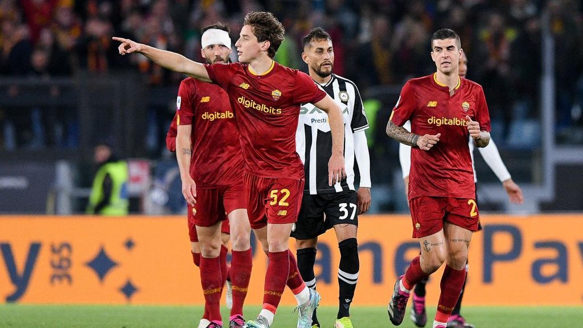 AS Roma menang 3-0 atas Udinese dalam lanjutan Liga Italia (Foto: NurPhoto via Getty Images/NurPhoto)