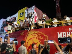 Rute Konvoi Pesta Juara PSM di Makassar Hari Ini dari Flyover hingga CPI