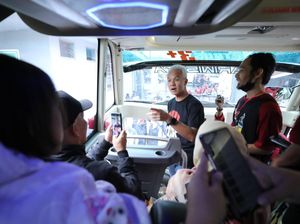 Ganjar Lepas 212 Bus Mudik Gratis di Jakarta ke Jawa Tengah