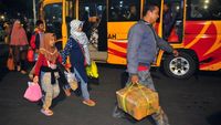 Potret Perjuangan Pemudik Demi Berlebaran di Kampung Halaman