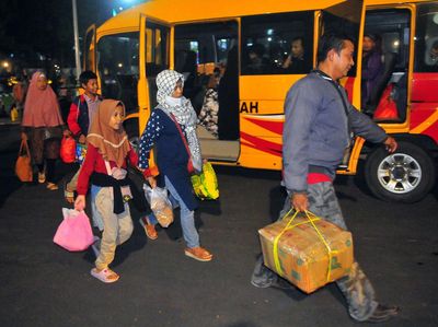 Potret Perjuangan Pemudik Demi Berlebaran di Kampung Halaman