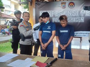 Seret Samurai di Jalanan Sragen, 2 Orang Jadi Tersangka