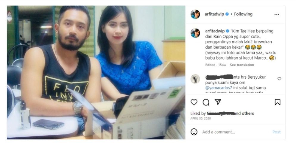 Yama Carlos dan Arfita Dwi Putri