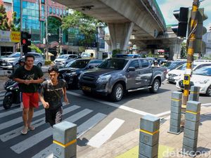 Simpang Santa Jaksel Dibuka Lagi, Pelican Crossing Tak Akan Dibongkar