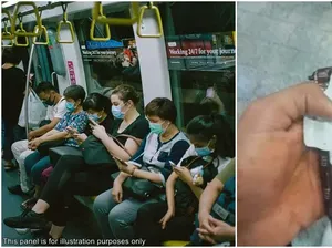 Batalkan Puasa saat  di MRT, Wanita Ini Ditegur Penumpang Lain Batalkan Puasa saat  di MRT, Wanita Ini Ditegur Penumpang Lain