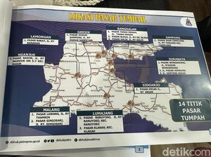 Simak! 15 Titik Pasar Tumpah di Jatim yang Berpotensi Macet Saat Mudik Simak! 15 Titik Pasar Tumpah di Jatim yang Berpotensi Macet Saat Mudik
