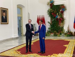 Jokowi Terima Kunjungan PM Republik Ceko Petr Fiala di Istana Bogor