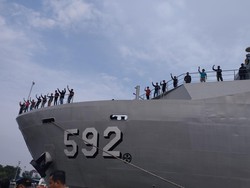 TNI AL Gelar Mudik Gratis Naik Kapal Perang PP, Ini Jadwal & Syaratnya