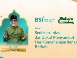 Mutiara Ramadan Ustaz Zacky Mirza: Sambut Hari Kemenangan dengan Sedekah, Infaq dan Zakat
