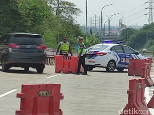 Persiapan One Way Tol, Simpang Susun Krapyak Arah Jakarta Ditutup