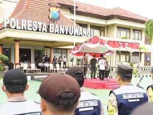 1.400 Personel Gabungan Siap Amankan Arus Mudik-Balik Lebaran di Banyuwangi 1.400 Personel Gabungan Siap Amankan Arus Mudik-Balik Lebaran di Banyuwangi