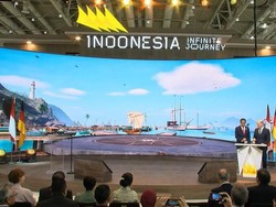 Jokowi Perkenalkan Makna dari Bentuk Kapal Pinisi di Hannover Messe