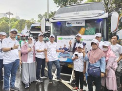 Pegadaian Berangkatkan 1.000 Peserta Mudik Gratis dari Jakarta