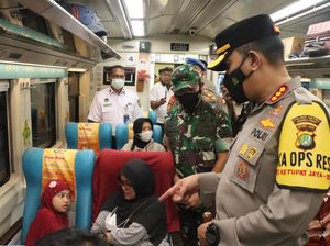 Polisi Pastikan Tak Ada Penumpukan Pemudik di Stasiun Gambir di H-4 Lebaran