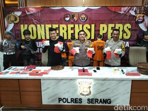 Polres Serang Gagalkan Peredaran Sabu 4,7 Kg dari Jaringan Afghanistan