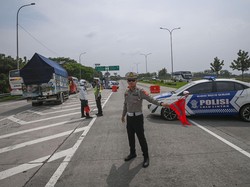 Persiapan Penerapan One Way Mudik di KM 72