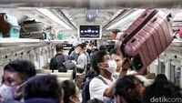 Ramainya Mudik Gratis PLN Via Kereta Api