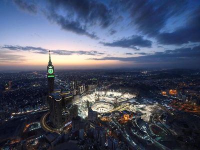 Senja Mempesona di Masjidil Haram