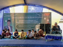 Relawan Ganjar Sumsel Beri Santunan Anak Yatim di Ogan Komering Ilir
