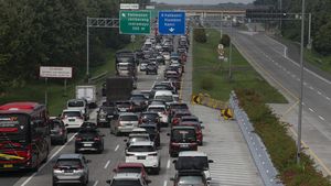 Arus Mudik di Tol Palikanci Mulai Padat, Begini Penampakannya