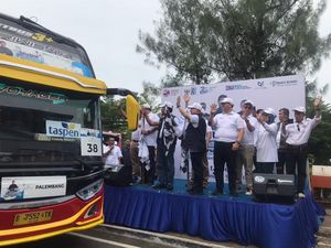 TASPEN Lepas 3.000 Peserta Mudik Gratis Tujuan Malang hingga Medan