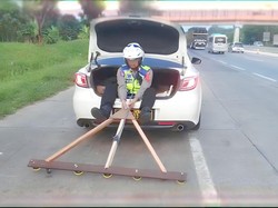 Ada Tim Sapu Ranjau Paku, Pemudik Lewat Tol Cipali Bisa Tenang