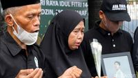 Aksi Solidaritas di Lokasi Kecelakaan Muhammad Syamil Akbar-Anak Ira Riswana
