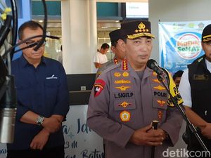 Kapolri Pastikan Puncak Arus Mudik di Bandara Juanda Lancar