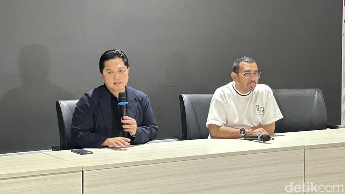 Erick Thohir akan melakukan audit forensik ke pembukuan PSSI. (Foto: Mercy Raya/detikSport)