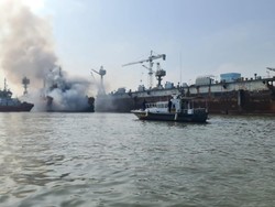 Lokasi Kebakaran KM Samudra Anugrah Surabaya Jauh dari Pelabuhan Penumpang