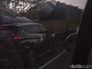 Tol Kanci-Pejagan di Brebes Cuma 20 Km/Jam, One Way Lajur Kanan Lancar