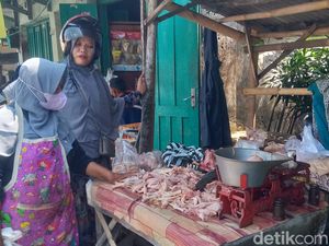 Pemudik Datang, Harga Daging Ayam-Sapi di Klaten Merangkak Naik