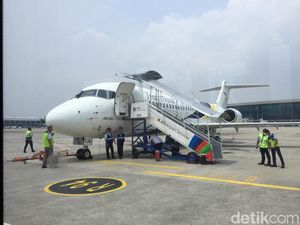 Transnusa Selidiki Penempel Stiker Tak Senonoh di Koper Penumpang Transnusa Selidiki Penempel Stiker Tak Senonoh di Koper Penumpang