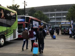 Pertamina Lepas 3.000 Peserta Mudik Gratis Pertamina Lepas 3.000 Peserta Mudik Gratis