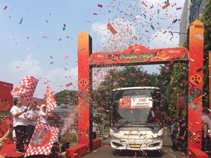 Telkomsel Poin Mudik Hepi Berangkatkan 1.400 Pemudik ke 10 Kota