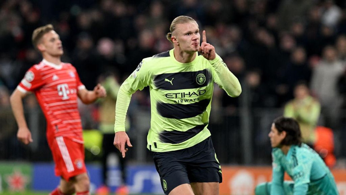 Manchester City singkirkan Bayern Munich dengan agregat 4-1 di Perempatfinal Liga Champions (AFP via Getty Images/CHRISTOF STACHE)