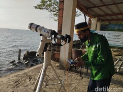 BMKG Makassar Mulai Pantau Hilal 1 Syawal 1444 H di Galesong Takalar Sore Ini