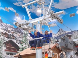 Chairul Tanjung dan Danny Pomanto Jajal Bareng Snow World TSM Makassar