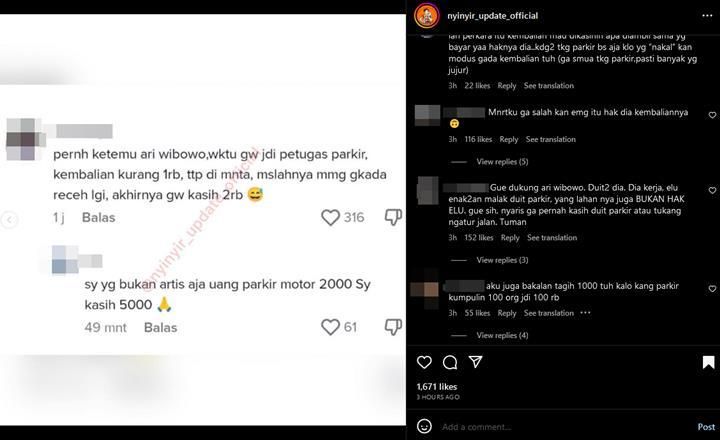 Curhatan Tukang Parkir Soal Ari Wibowo