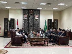 Menag Yaqut Tiba di Kemenag untuk Sidang Isbat Penentuan 1 Syawal 1444 H