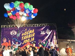 Potret Kemeriahan Gema Takbir di Jogja Potret Kemeriahan Gema Takbir di Jogja