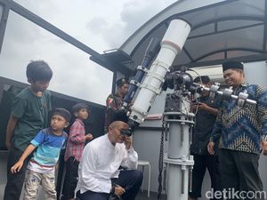 Kendala Cuaca, Gerhana Matahari Hibrida Hanya Terlihat 3,36 Persen dari Medan Kendala Cuaca, Gerhana Matahari Hibrida Hanya Terlihat 3,36 Persen dari Medan