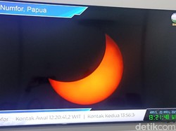 Jadwal Puncak Gerhana Matahari Hibrida 2023 di Indonesia, Cek di Sini!