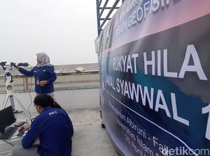Cuaca Berawan, Hilal Sulit Teramati di Bandung Cuaca Berawan, Hilal Sulit Teramati di Bandung