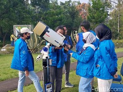 Observatorium Bosscha Gelar Pengamatan Gerhana Matahari Hibrida 2023