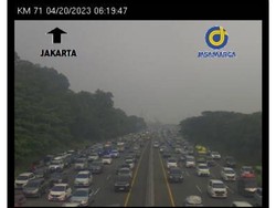 Titik Kemacetan Tol Cikampek Pagi Ini