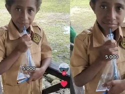 Viral Harga Air Putih di Kantong Plastik Rp 5 Ribu di Papua Bikin Netizen Kaget