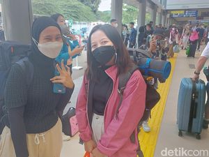 Semangat Elia dan Tasya Manfaatkan Libur Lebaran Mendaki Gunung Slamet