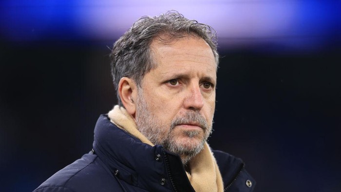 MANCHESTER, ENGLAND - JANUARY 19: Fabio Paratici Director of Football for Tottenham Hotspur during the Premier League match between Manchester City and Tottenham Hotspur at Etihad Stadium on January 19, 2023 in Manchester, United Kingdom. (Photo by Simon Stacpoole/Offside/Offside via Getty Images)